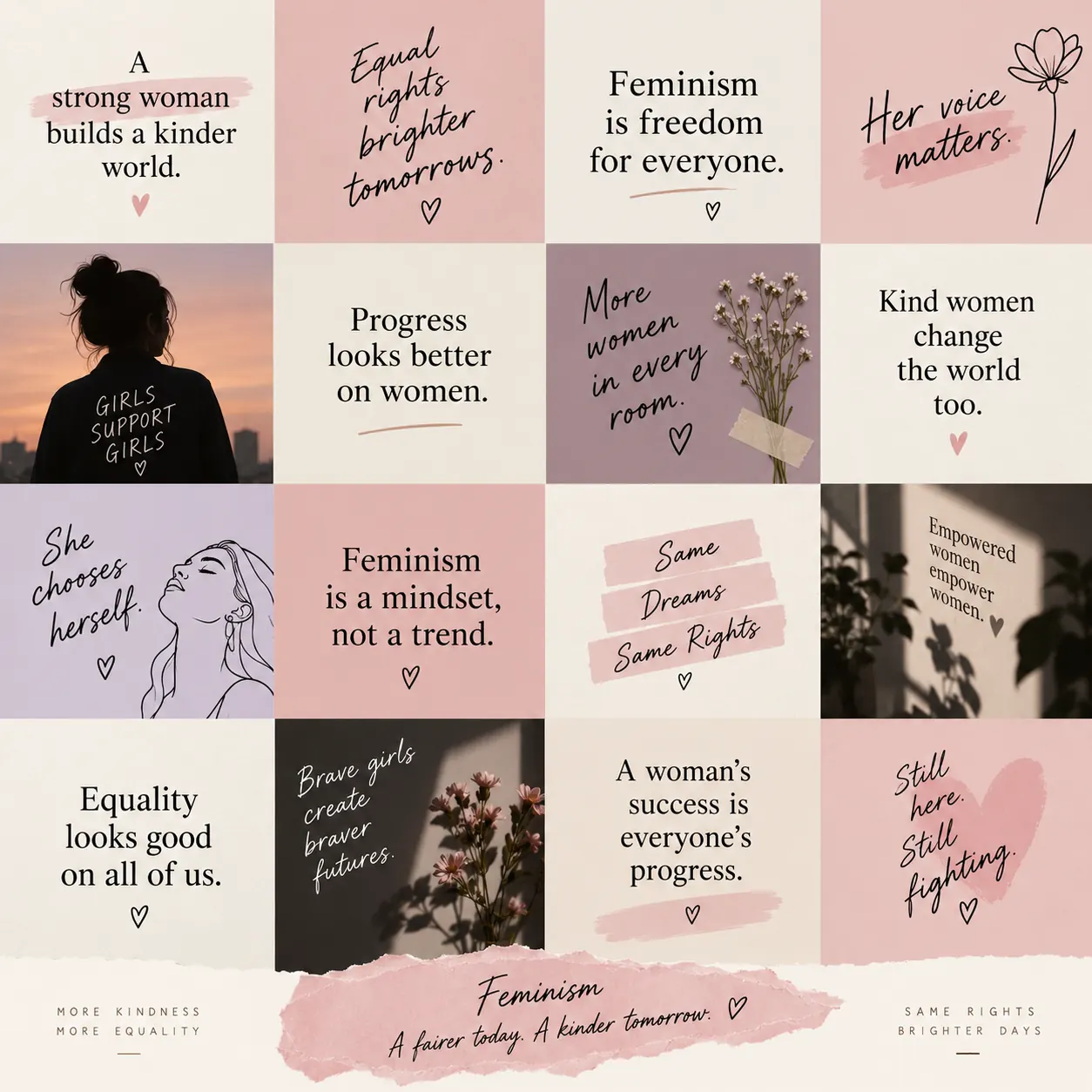 Feminism Quotes: Short & Aesthetic
