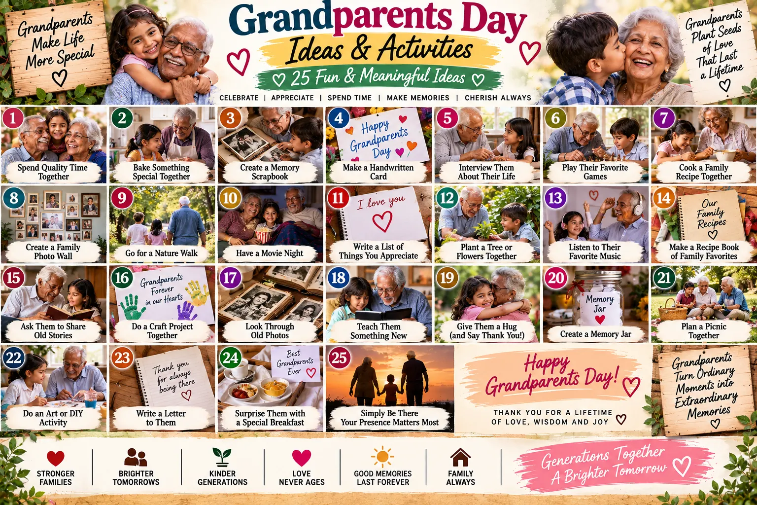 Grandparents Day Ideas Activities: 25 Fun & Meaningful Ideas