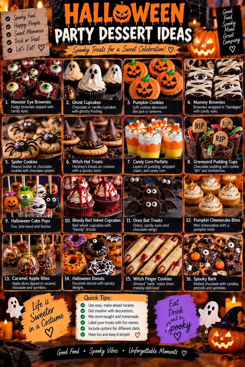 Halloween Party Food Ideas Desserts