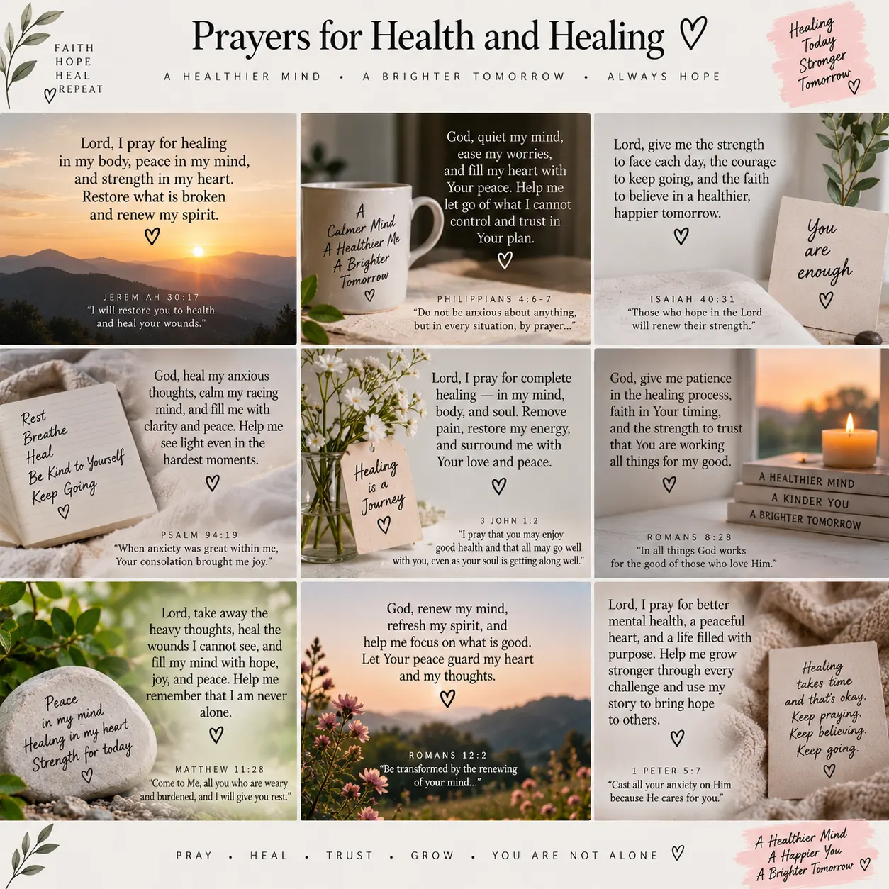 Prayers for Health and Healing Quotes