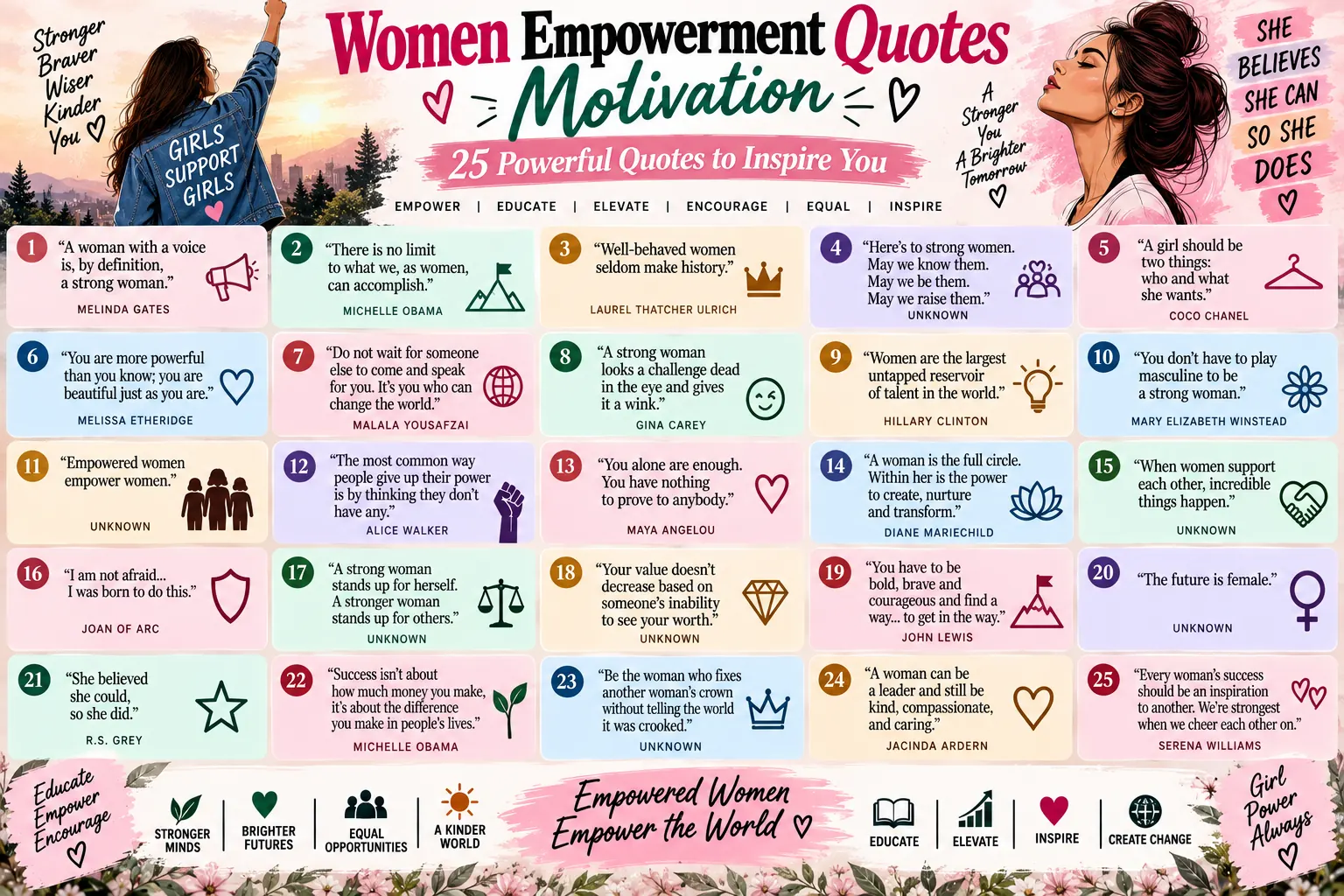 Women Empowerment Quotes Motivation: 25 Powerful Quotes to Inspire You
