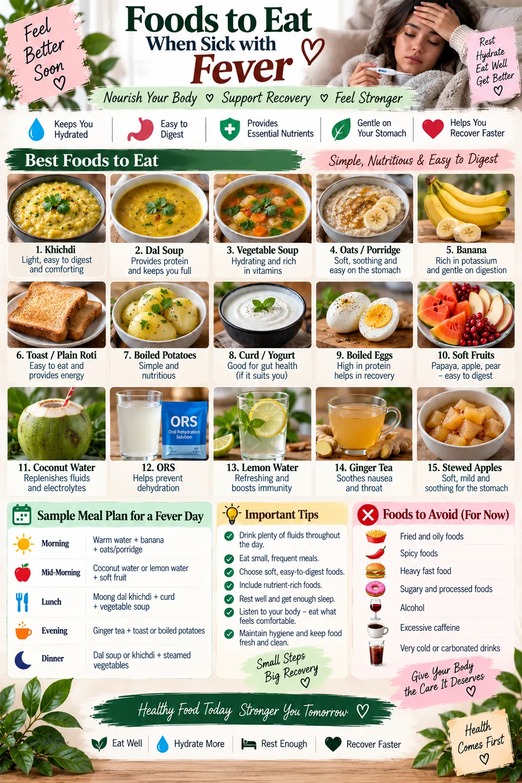 Foods to Eat When Sick With Fever