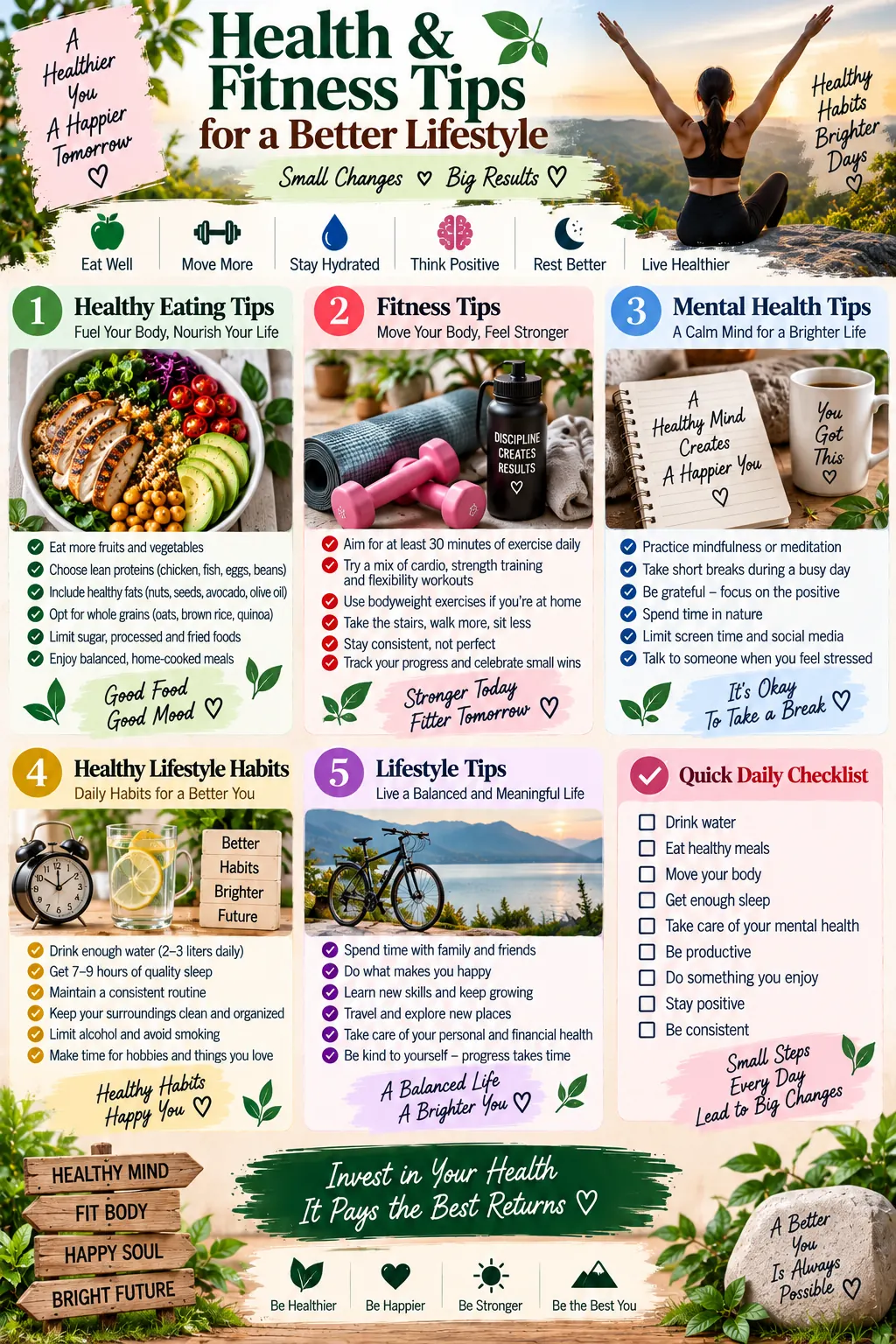 Health & Fitness Tips for a Better Lifestyle