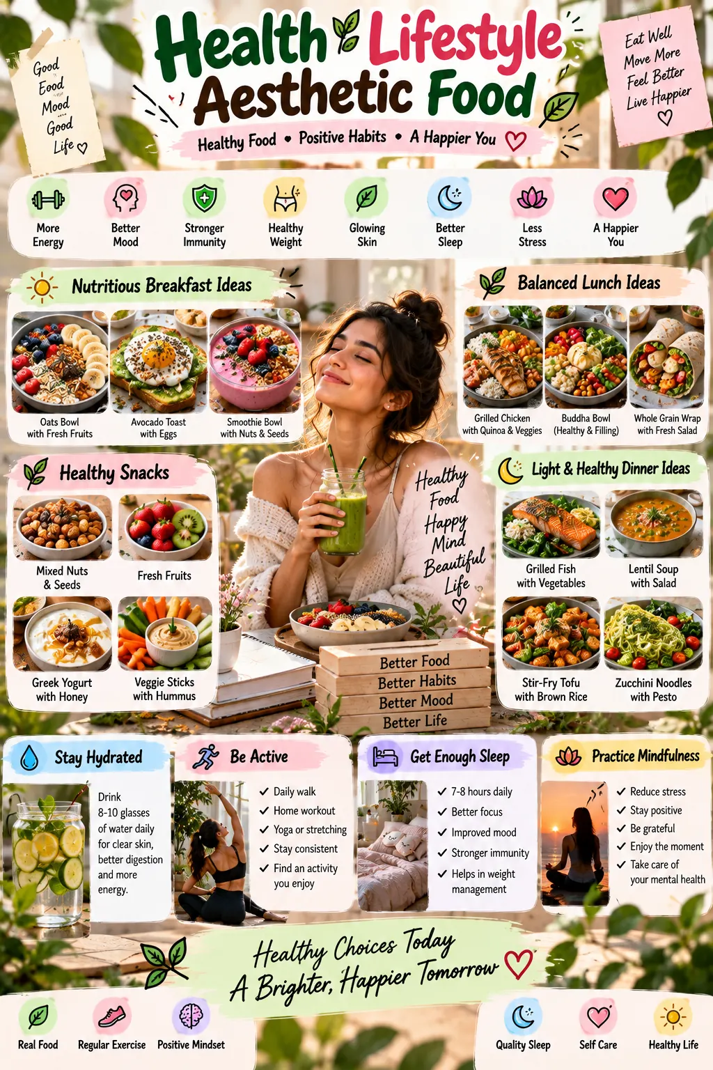 Health Lifestyle Aesthetic Food: Beautiful Ideas for Balanced Everyday Meals
