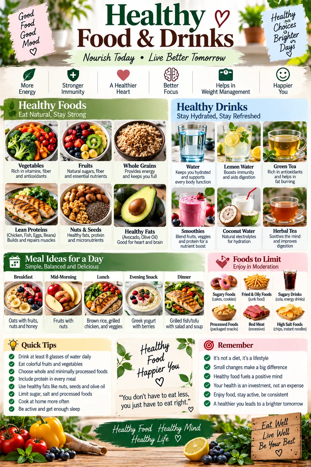 Healthy Food & Drinks