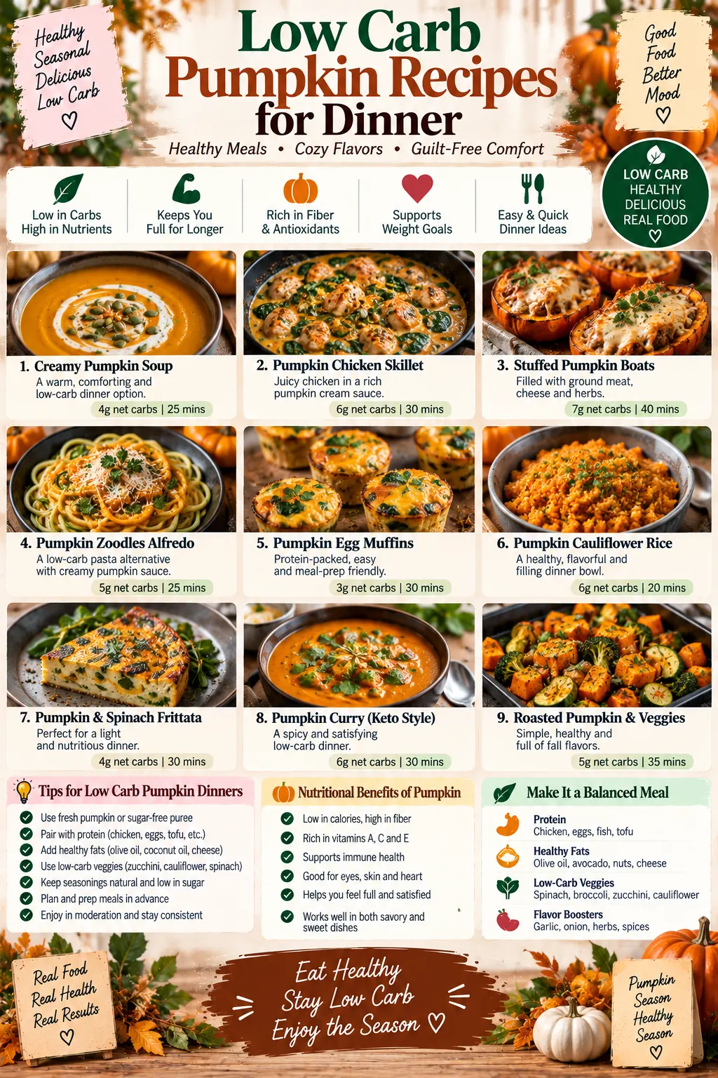 Low Carb Pumpkin Recipes for Dinner