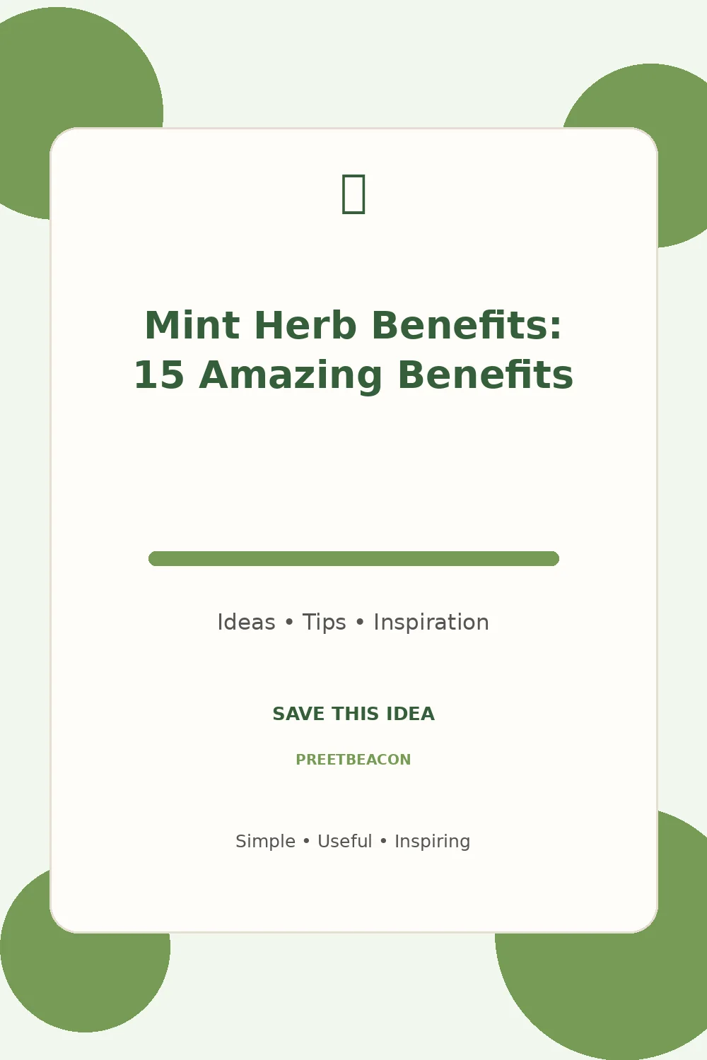 Mint Herb Benefits: 15 Amazing Benefits