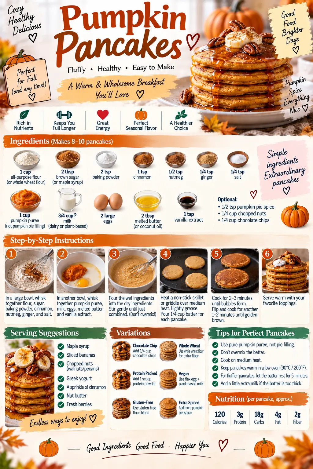 Pumpkin Pancake Recipes