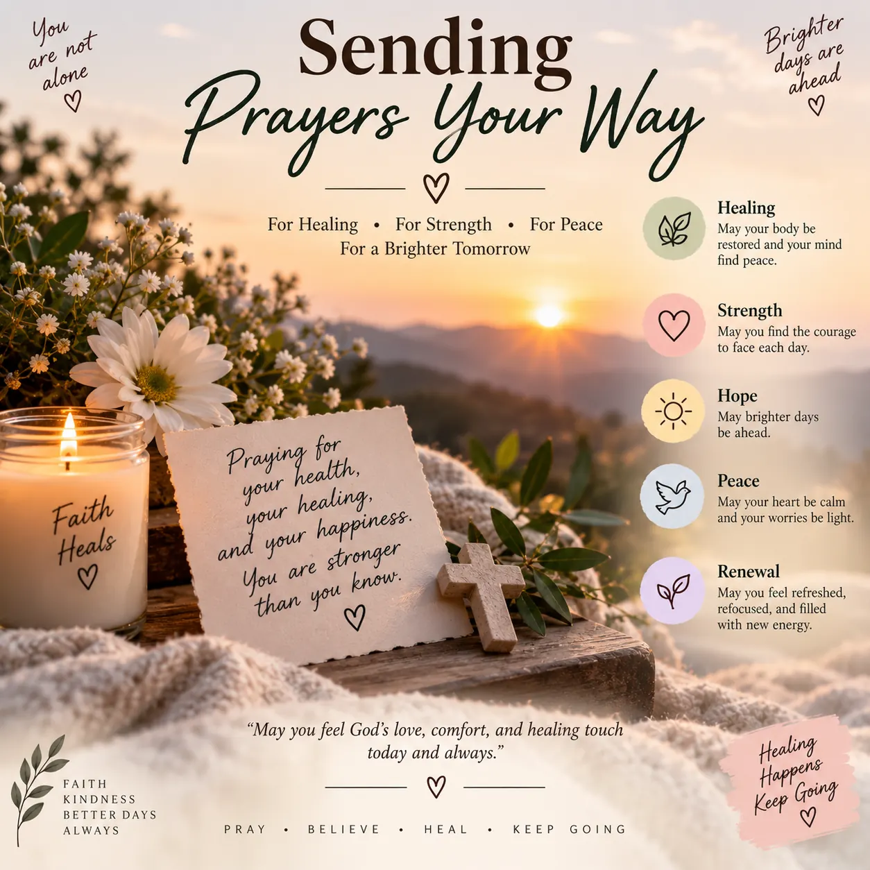 Sending Prayers Your Way: Healing Prayers